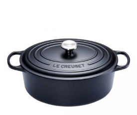 Le Creuset Bräter oval 31 cm schwarz